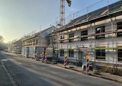 Wohnen am Waldpark, Essen: 28 Wohnungsübergabestationen