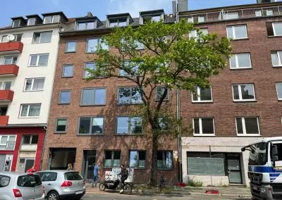 Wohn-/ Geschäftshaus, Adlerstraße, Düsseldorf: Wohnungsübergabestation